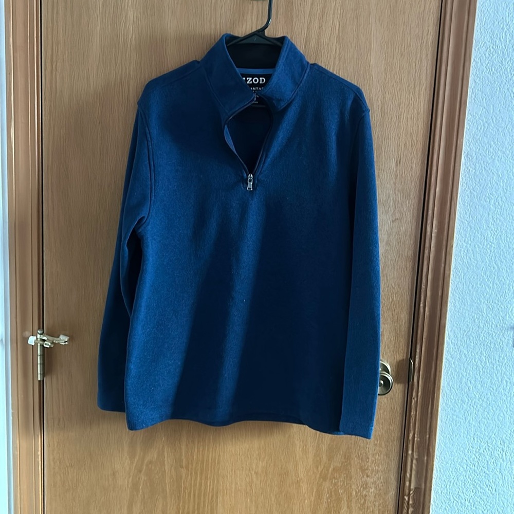 Quarter zip knit